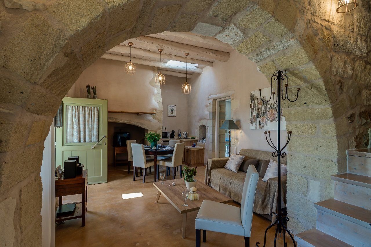Traditional Stonebuilt Villa Leonanto, Only 5 Km From A Sandy Beach Kástellos Exteriér fotografie