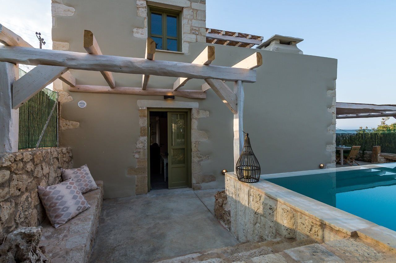 Traditional Stonebuilt Villa Leonanto, Only 5 Km From A Sandy Beach Kástellos Exteriér fotografie