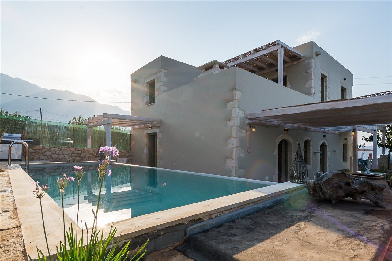 Traditional Stonebuilt Villa Leonanto, Only 5 Km From A Sandy Beach Kástellos Exteriér fotografie